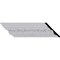 Ekena Millwork 4 1/2"H x 4 5/8"P x 6 3/8"F x 94 1/2"L Emery Crown Moulding MLD04X04X06EM - alternate 1